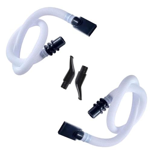 Set of 2 Melodica Hoses, Made of ABS Plastic, Easy To Install, Flexible and Lightweight, Compatible with Most Brands of Mouth Organs, by Frenflu