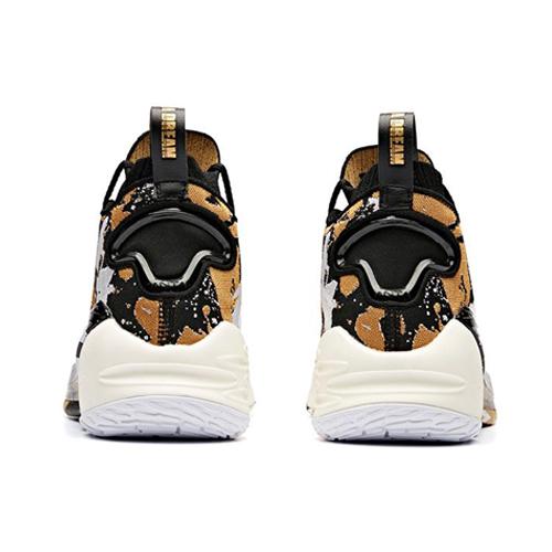 New Anta KT4 Black History Month Shock The Game Durable Breathable High-Top Basketball Shoes Black White Gold 11911101X-14