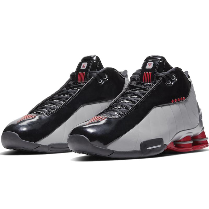 Nike Shox BB4 Black Cement Red Sneakers AT7843-003