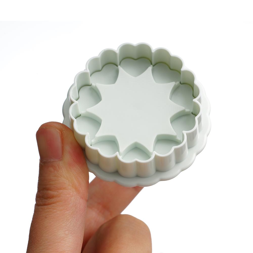 Jam Sandwich Flowers Cookie Cutter Mold 3D Biscuit Decor New Pressable Stamp Year Mould Supplies Fondant Baking Cake