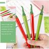 NUOBESTY Chili Shape Pen 12pcs Cute Novelty Gel Pens Funny Writing Pens Ink Rolling Ball Pen Party Favors for Stationery and Office Desk Decor