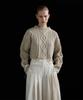 Meuameu Cable Destroyed Crop Knit