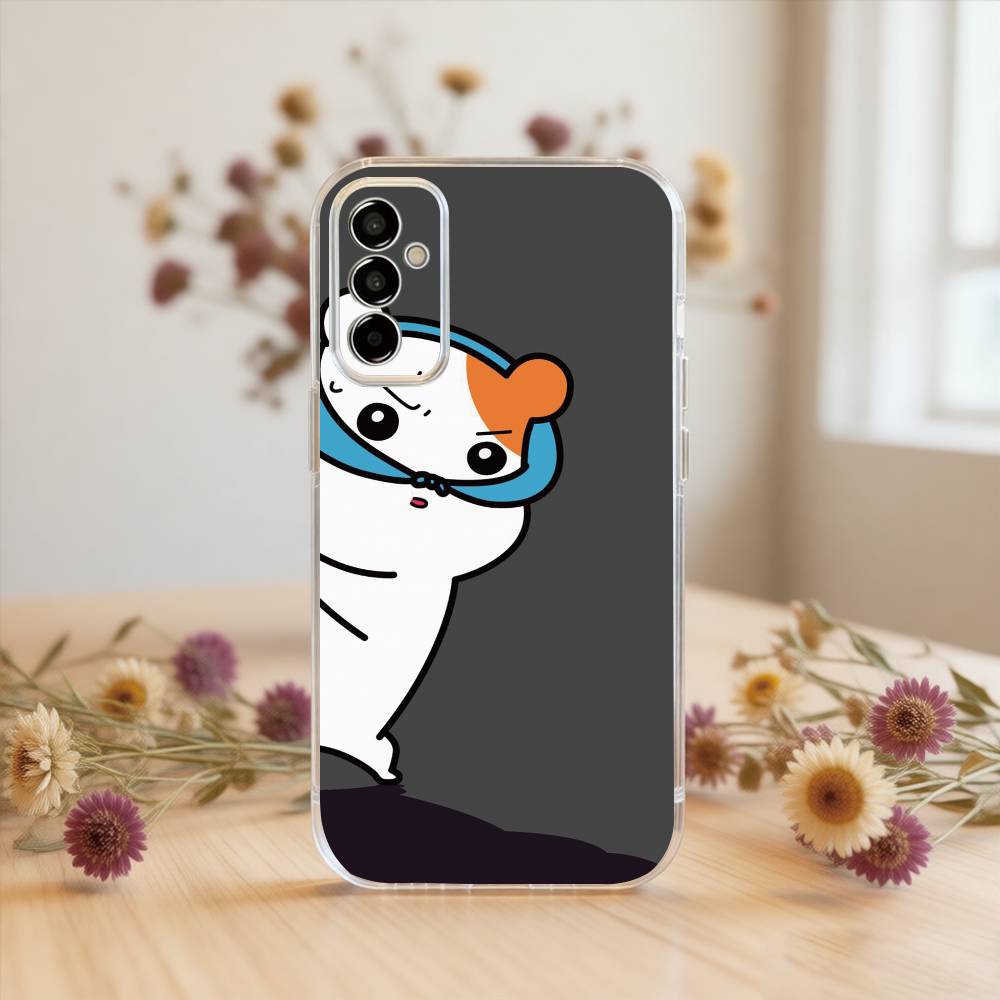 

Lovely O-Oruchuban Ebichu Phone Case For SamsungA10,12,20,21S,30,31,40,50,51,52,70,71 Transparent Cover Samsung a40
