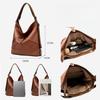 Soft Leather Tote Bag, Multi-functional, Can Be Worn As A Backpack, Shoulder Bag, or Crossbody Bag, Casual Large Capacity Women's Bag.
