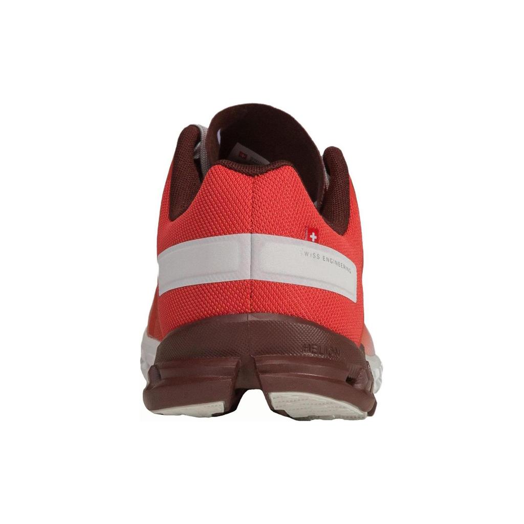 On Cloudflow Ammortizzazione Confortevole, Resistenti all'Usura Scarpe da Corsa Basse Donna Rosso Bianco 3599232