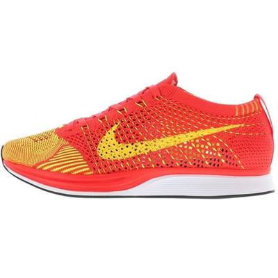 Nike Flyknit Racer Bright Crimson Volt Tenisky 526628-601