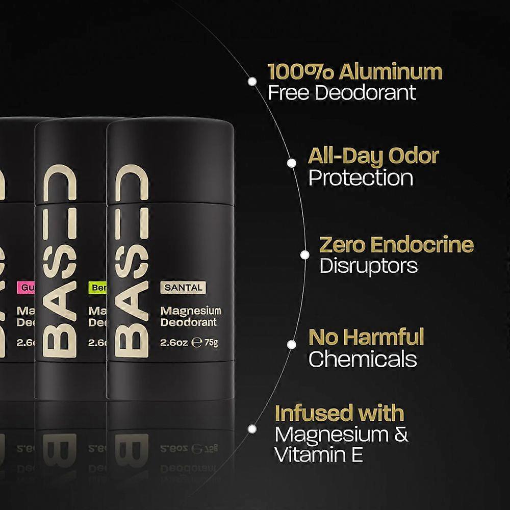 1-3X Přírodní deodorant ve formě tyčinky bez hliníku pro citlivou pokožku Dlouhotrvající ochrana proti zápachu a potu