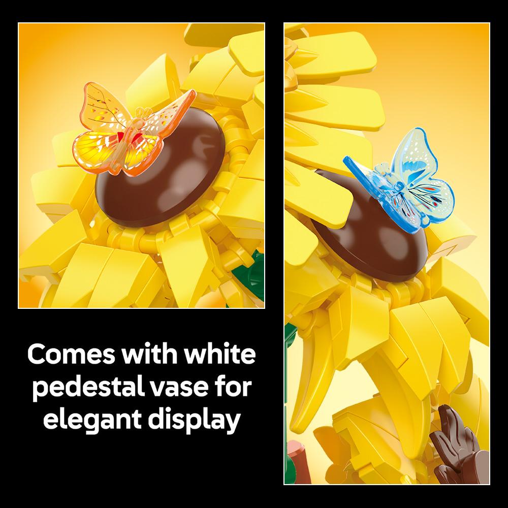 Non-Toxic Botanicals Flower Arrangement Diy Building Set Floral Home Dcor Kit Unique Centerpiece Idea Decorations For Cubicle 10345