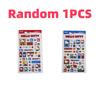 Sticker Sheet Kawaii Cartoon Self Adhesive Labels for Scrapbook Journal Phone Laptop Bottle Gifts Toys