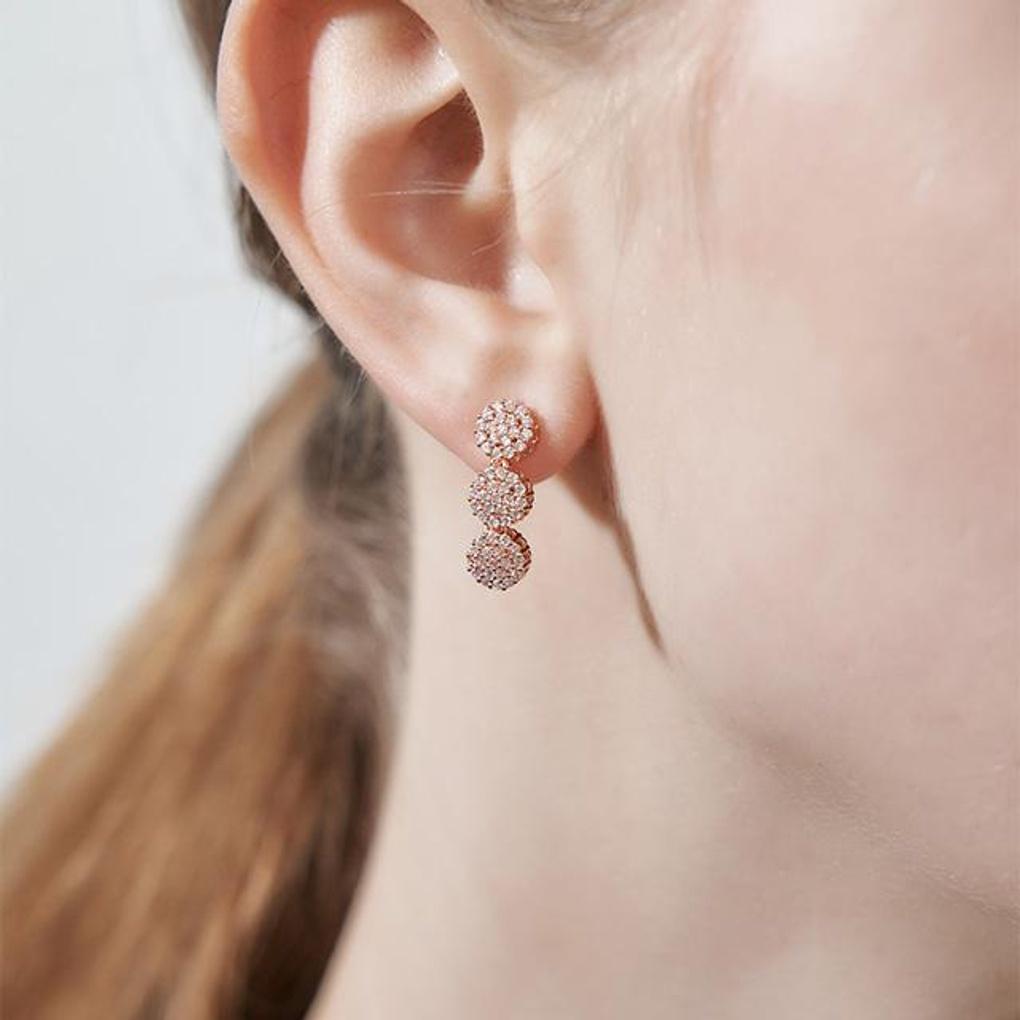 [Geiger Jewelry] 14K GF Round Drop Earrings GIGFEE011