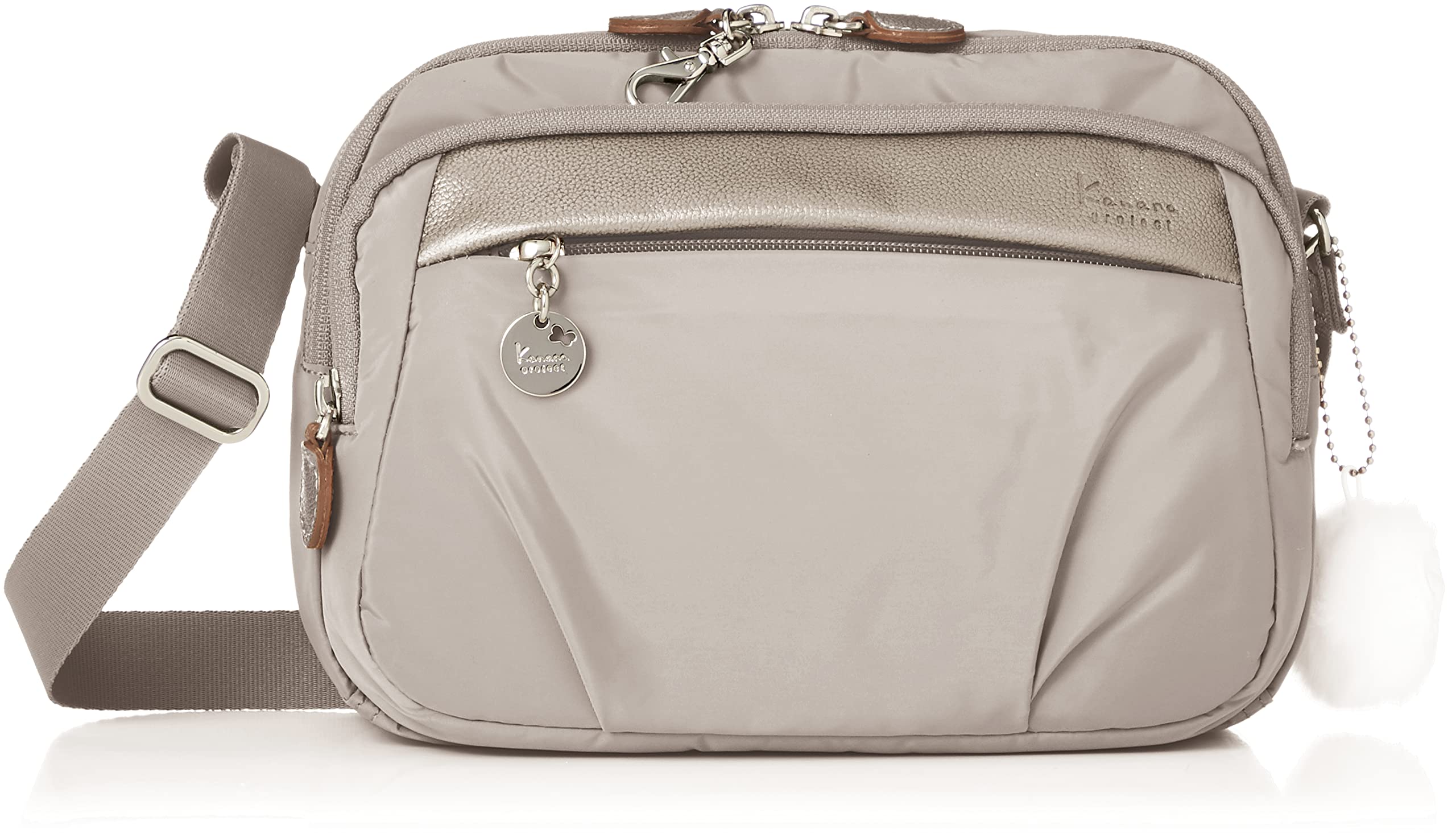

Shoulder Bag with Pocket Small Size Multifunctional Greige [Kanana Project] PJ1-4th Anti-Virus Women s No.67641