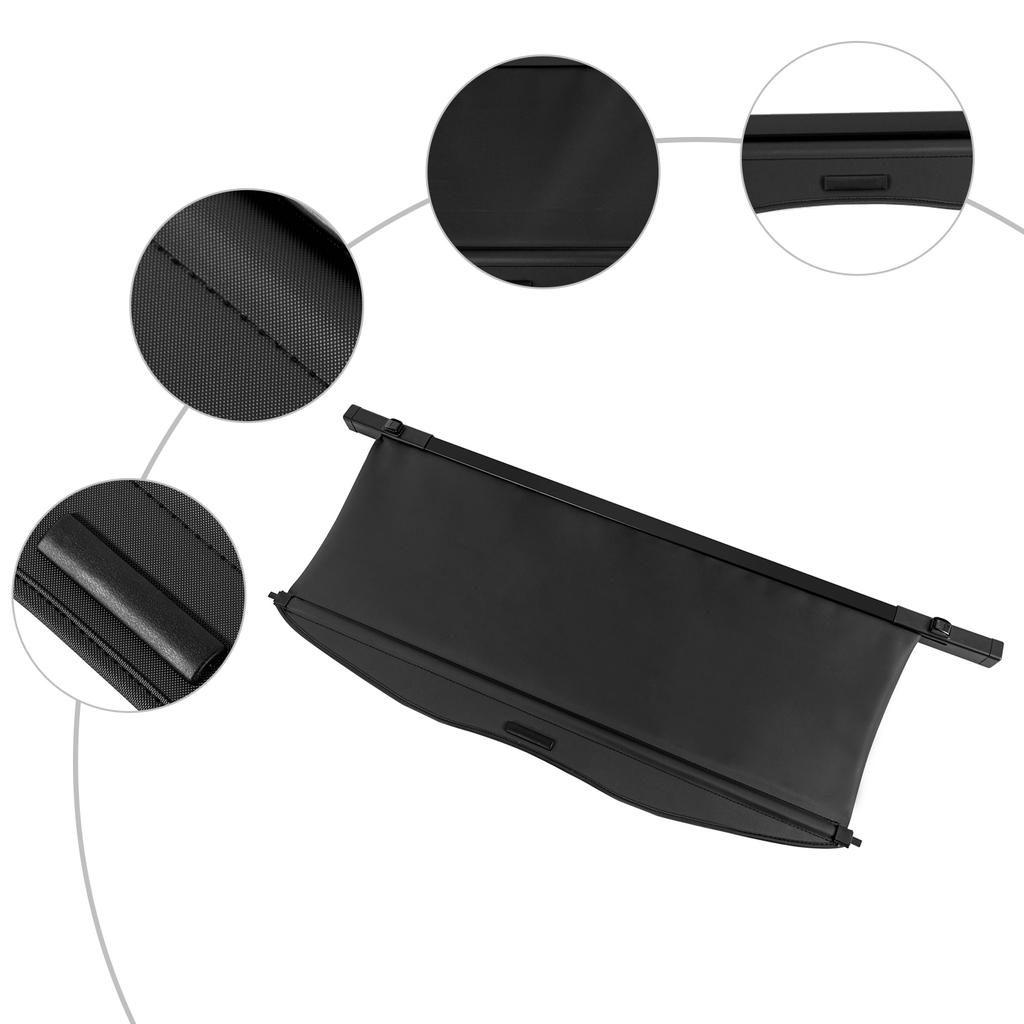 2020-22 Toyota Highlander Retractable Trunk Cargo Cover Luggage Shade Shield For 2020-22 Toyota Highlander