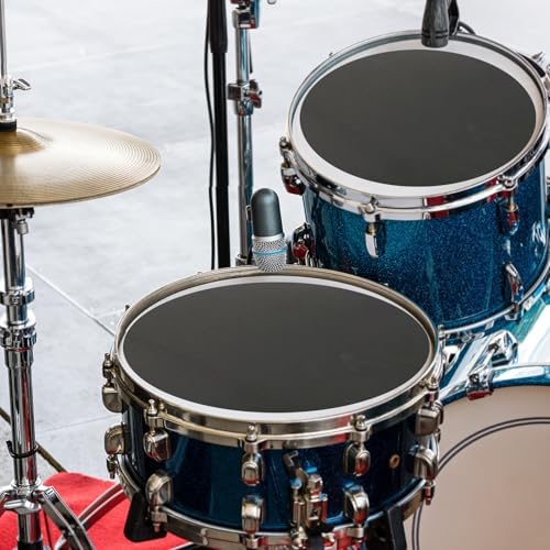 Drum Damping Pads Quiet Drum Practice Pads Impact-Resistant Foam 4 Pack 12-16 Inch Volume Control for Professional & Beginners