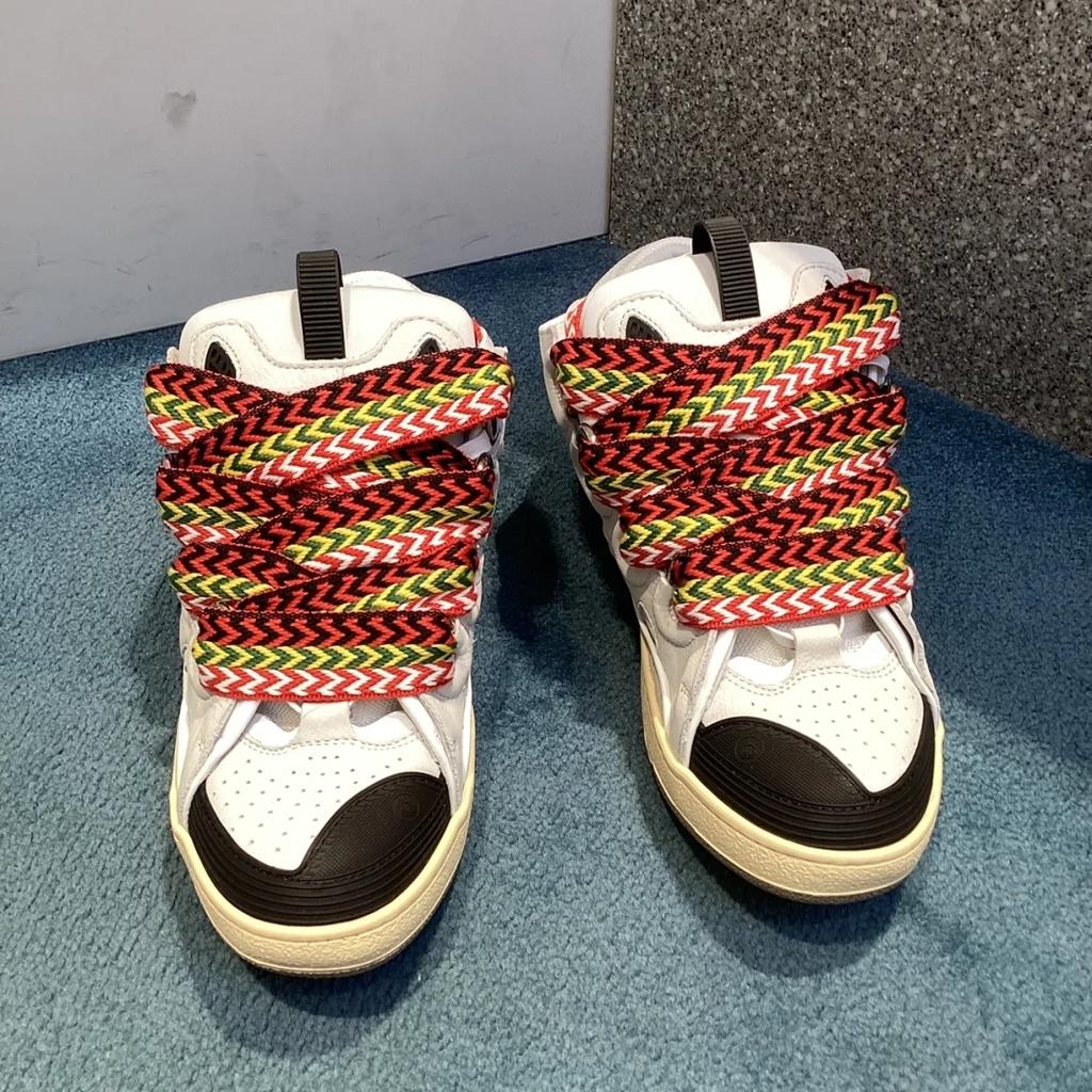 Módní tenisky na silné podrážce pro muže/ženy 2025 Léto Podzim Šněrovací robustní tenisky Ležérní boty na skateboard Smíšená barva Sportovní boty