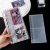 Ultra-Narrow A6 Card Album Inner Page: 1-2 Pocket Vertical PP Insert, 3-Inch Small Card Double-Layer Storage