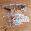 100Pcs New PVC Plastic Self Sealing Bag Dustproof Transparent Zip Lock Bags Reclosable Jewelry Bag Bracelet Ring