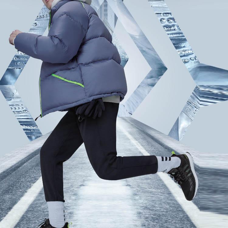 Adidas Terrex Super Puffy Jacket Outdoor Warm Stand Collar Down Outerwear Men Outerwear Royal-Blue H20753
