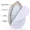 Leather Latex Self-Adhesive Heel Pads: Soft, Anti-Abrasion, Shock-Absorbing, Sweat-Absorbing, Breathable Cushions for High Heels and Sandals.