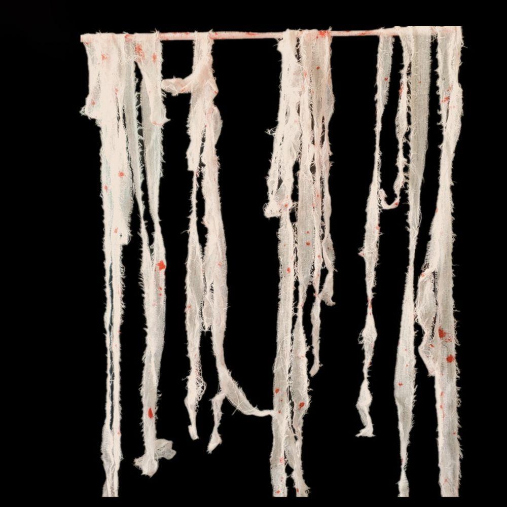 Home, Party Halloween Decor Blood Gauze Cloth Halloween Props Blood Bandage Haunted House Supplies