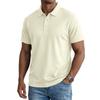 Men's Casual Short Sleeve Shirt Breathable Versatile Top for Outdoor Daily Wear