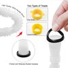 1~5 Set Gas Can Spout Replacement Car Flexible Pour Nozzles Gasket Kit with Collar Caps Stopper and Spout Cover Car Accessories