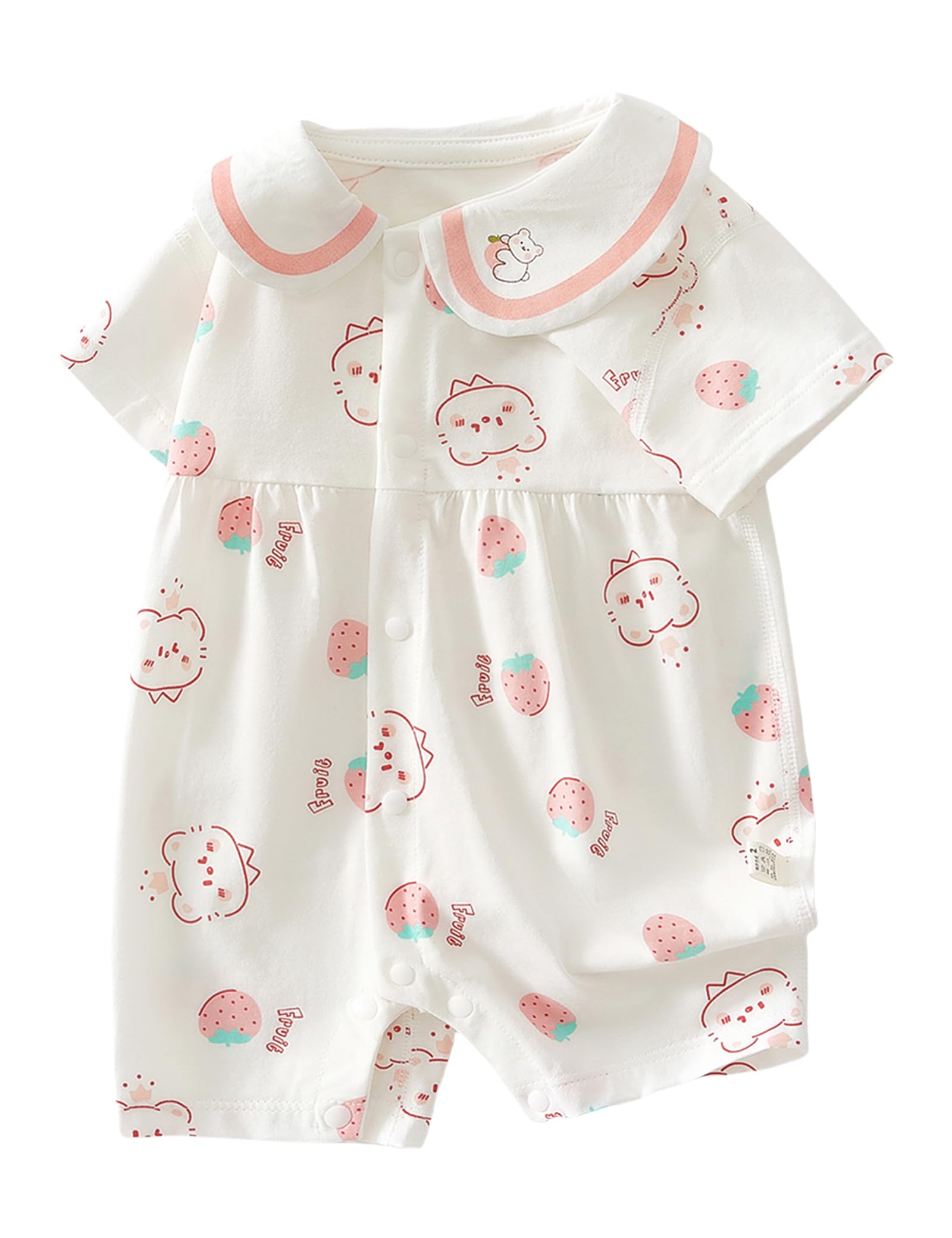 

HAYAHARU Детский ромпер для новорожденных, милая летняя детская одежда для мальчиков, с коротким рукавом, летняя детская одежда, комбинезон, одежда, нижнее белье, для девочек,