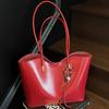 Large-capacity Retro Underarm Bag Fashionable Single-shoulder Large Bag Casual Tote Bag for Class and Commuting