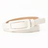 No Perforated Patent Leather Buckle Women'S Belt Jeans Dress Decorative Belt Candy-Colored Small Belt
