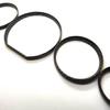 Carbon Fiber Gloss Styling Dashboard  Gauge Ring Set For MERCEDES BENZ W140
