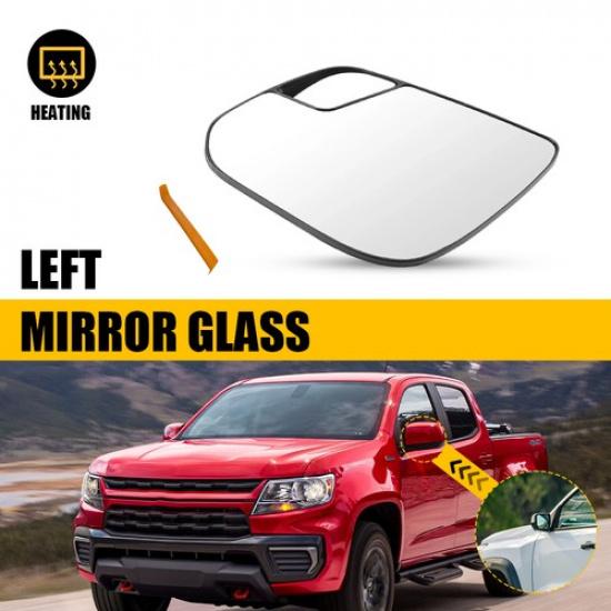 Driver Passenger Side Manual Mirror Glass For 15-22 Chevrolet Colorado GM1325178 1x Left