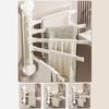 Practical Suction Mounted Towel Rack with Double Rotating Rack Portable for Renters and Wall Friendly Homes Hanging