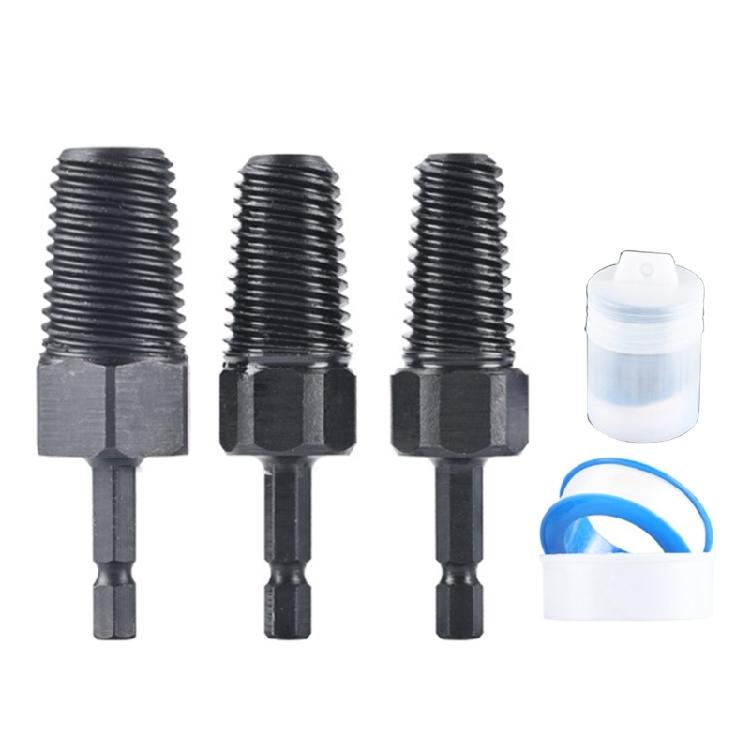 

Rust Resistant Screw Extractor Set for 1/2 3/4 1 Plumbing Repairs Manual and Power Tool Removing Rounded Rusted Screw 1