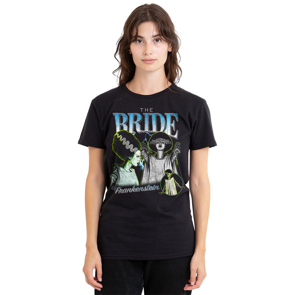 Universal Monsters Womens/Ladies The Bride Of Frankenstein Homage T-Shirt