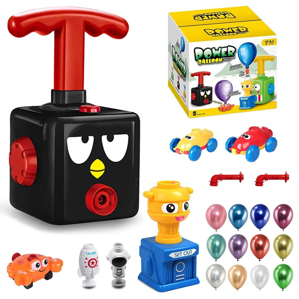 Balloon Launcher Children's Car Toys With Pump Rocket Balloon Party Supplies Preschool Education Science Children's Toy Gifts