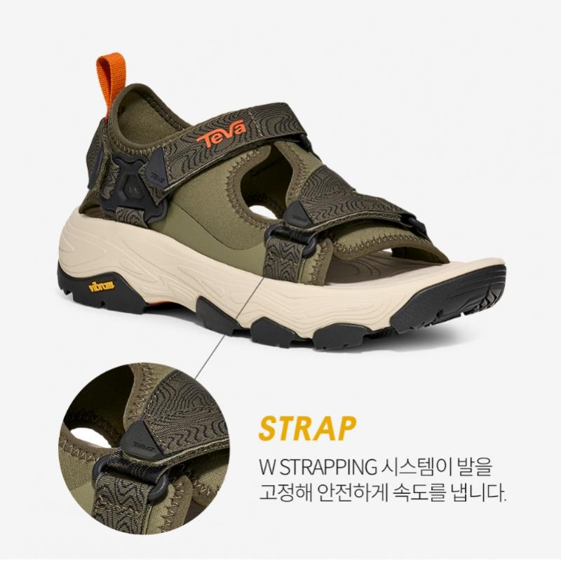 Teva Men S Vibram Sole Trail Sandal Stvm2614770 Blk