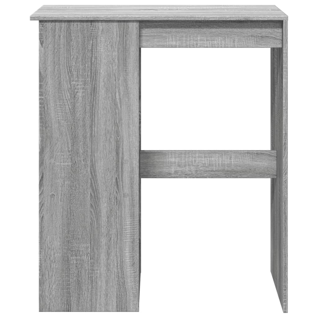 Bar Table with Shelf Grey Sonoma 90x47.5x103.5 cm Engineered Wood