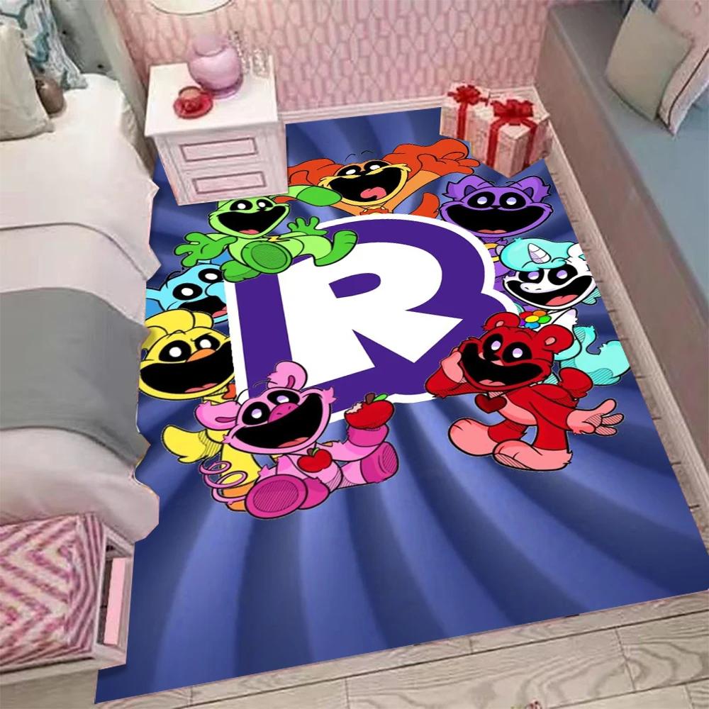 MINISO Smiling Critters Catnap Craftycorn Tappeto Cartoon per Soggiorno Camera da Letto Casa Divano, Tappetino Antiscivolo