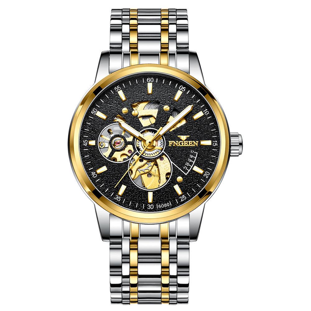 Fen Zun Men's 2020 Trendy Skeleton Automatic Watch