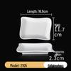 Xiangyuan White Melamine Rice Noodle Plate - Porcelain-Like Creative Hot Pot and Restaurant Tableware.