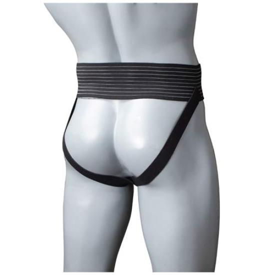ISAMI Classic Groin Supporter L (with Cup) l-672 (Black, (Waist 75-90cm))