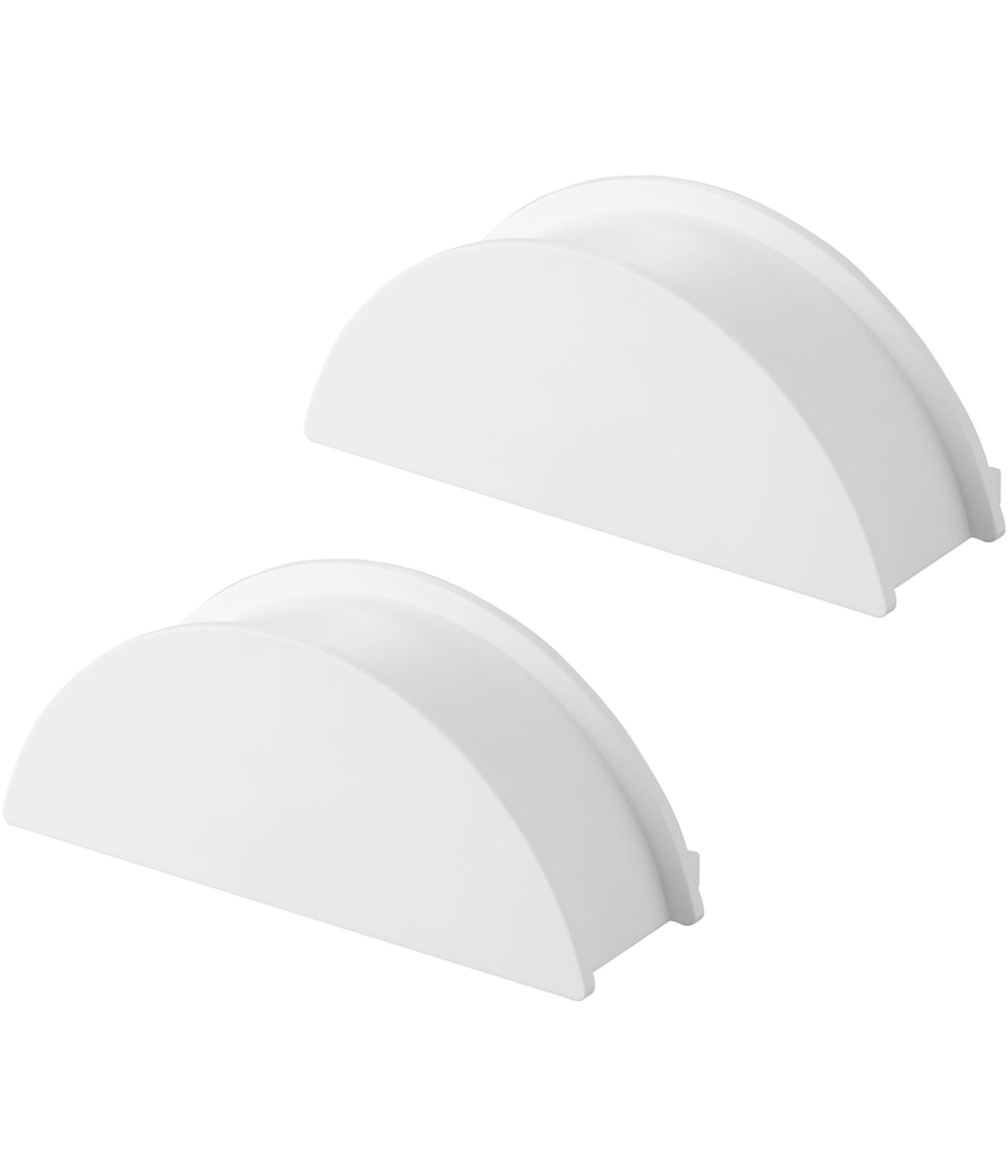 

Yamazaki Jitsugyo [Gypsum Board Tweezers and Wood Screws Included] Wall Headband & Hat Holder, Set of 2, Compatible with Gypsum Board Walls, White