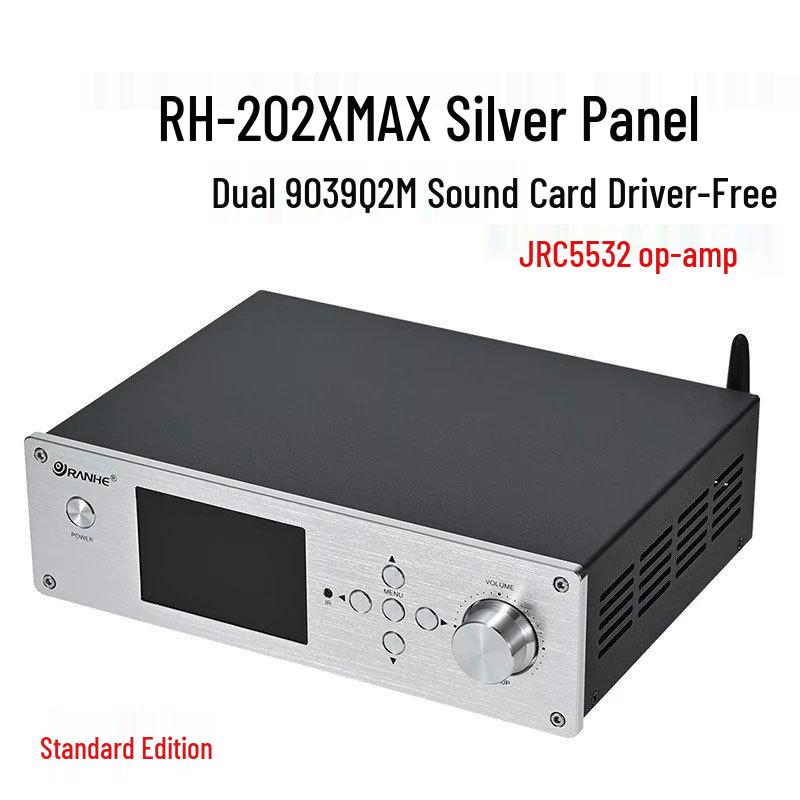 DSD Lossless HiFi Bluetooth 5.1 Music Player with USB and Turntable, DTS Dolby AC3 Decoding.