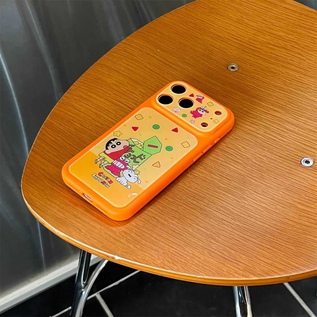 Crayon Shin-chan Cartoon Anti-Fall Phone Case for iPhone 15/17/16 Pro Max