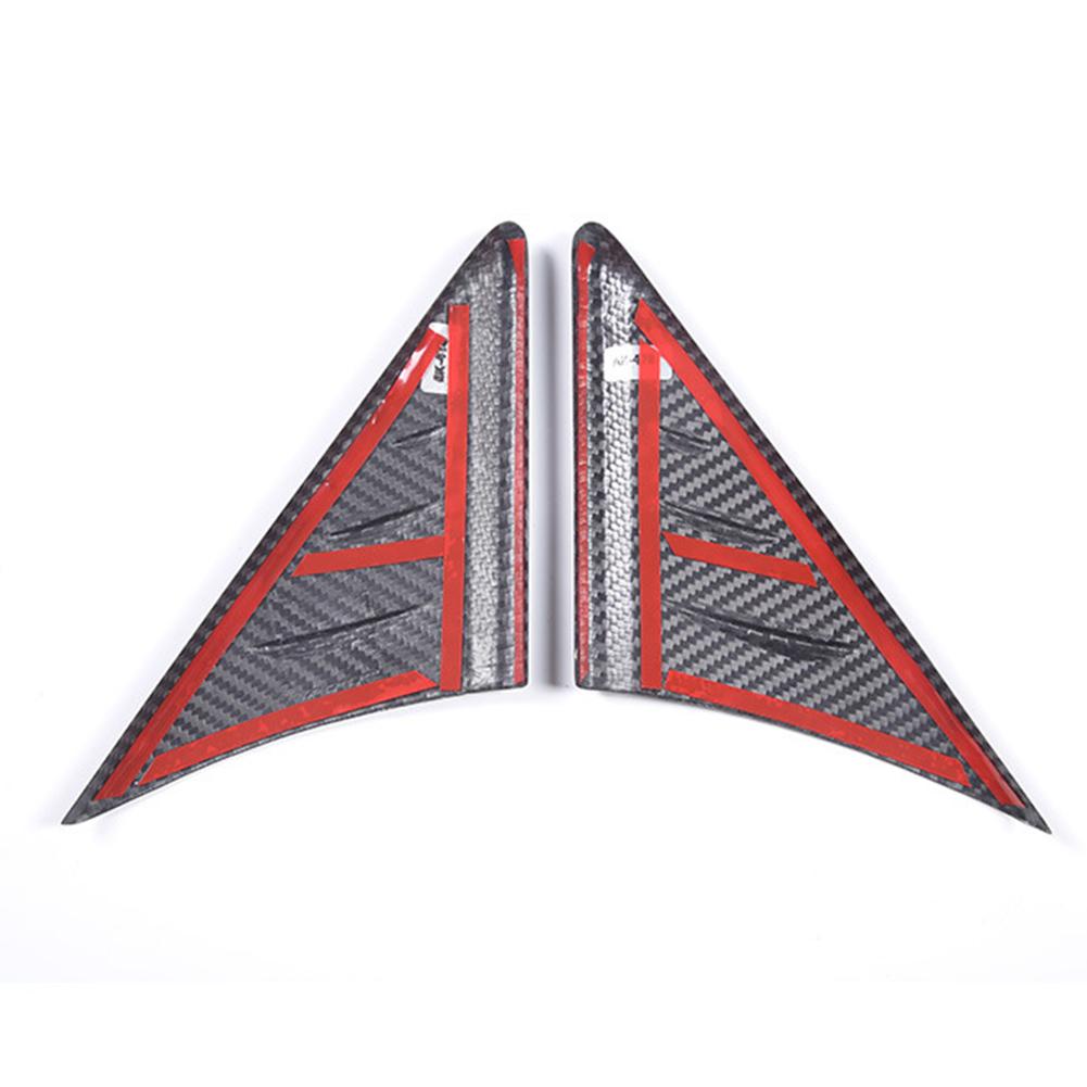 Stylish Real Carbon Fiber Rear View Mirror Apillar Triangle Cover For Supra 1922 Effortless Installation Improved Look