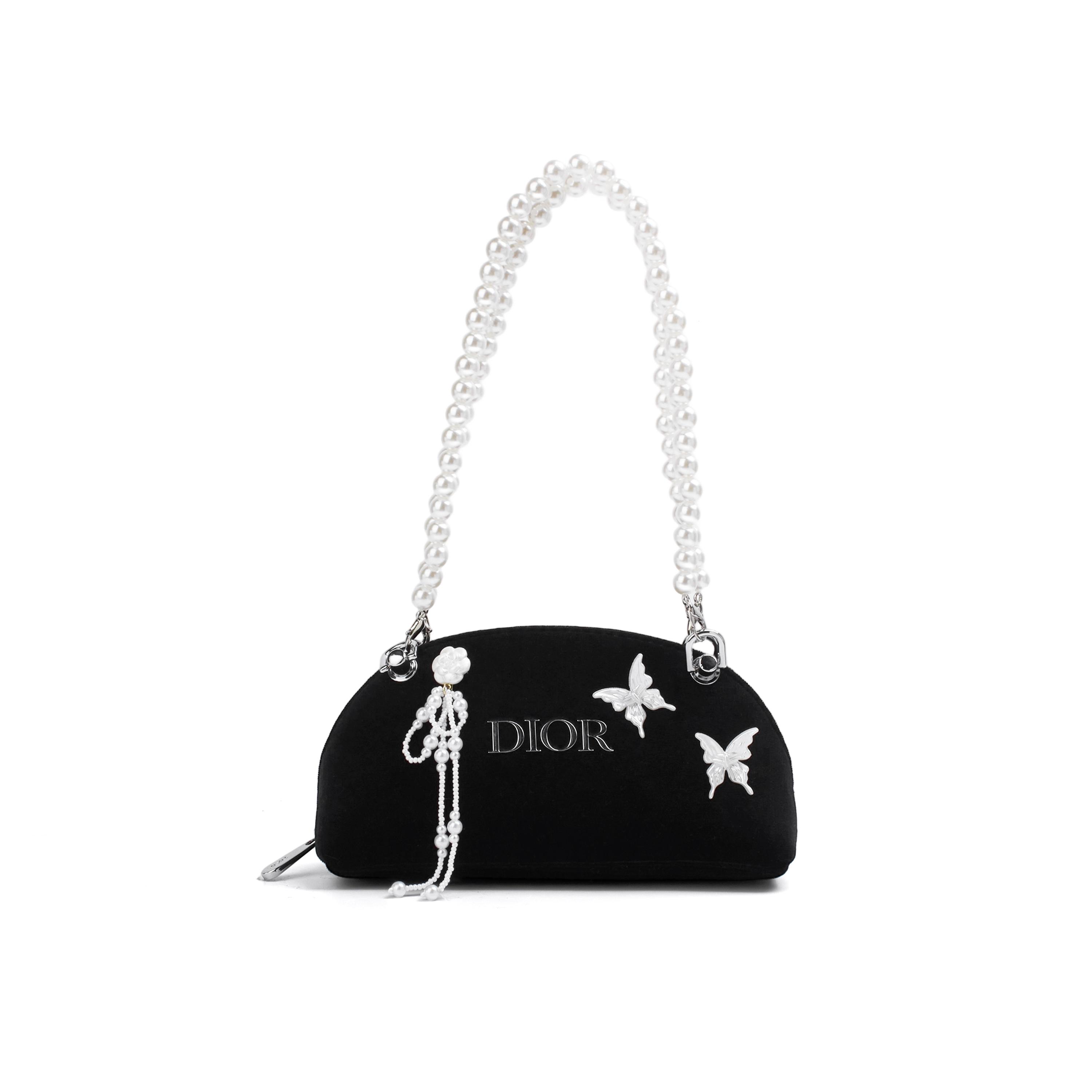 

Ручна робота DIY Сумка для косметики в стилі Dior з перероблених матеріалів Makeup Bag