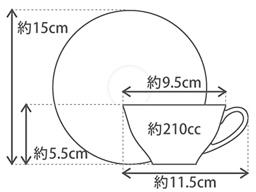 Okura Art Pottery Gold Line (Coupe Shape) Cup & Saucer, Coffee/Tea, Approx. 210cc, Made In Japan, 30C/1001