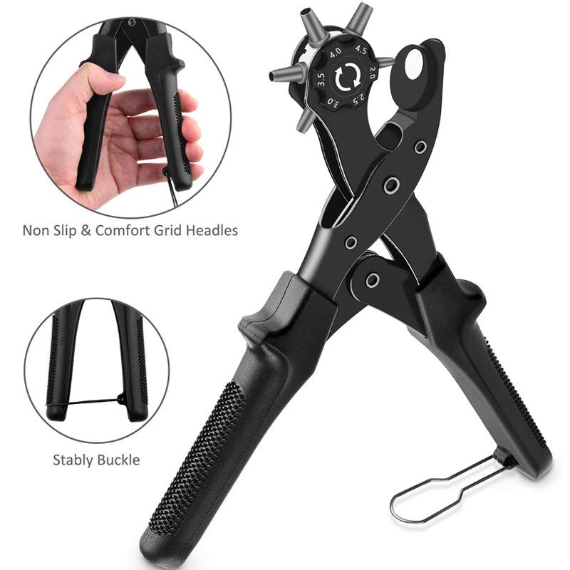 Multi-Function Belt Hole Punch Pliers