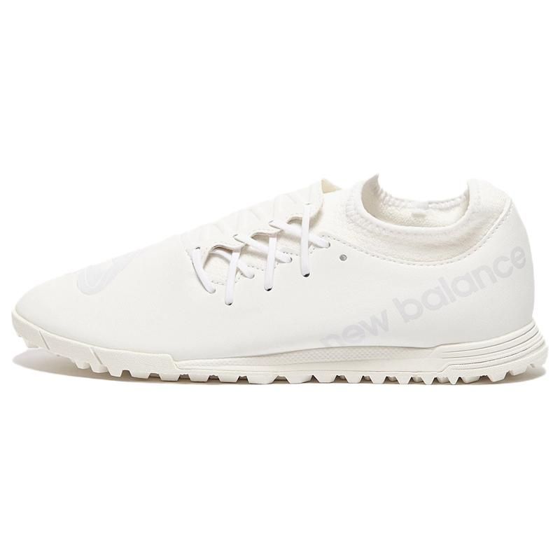 New Balance Furon V7 Round Toe Low Top TF (Rubber Studs) Firm Ground Artificial Grass Soccer Shoes Men Soccer Shoes White SF3TWW7