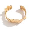 Chunky Irregular Liquid Metal Choker Grunge Necklace for Women Trendy Punk Collier Jewelry Festive Gifts