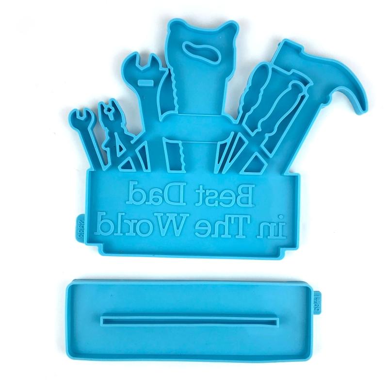 DIY Father's Day Gift Wall Hanging Mould Living Room Wall Pendant Decorative Silicone Mould Diy for Creative Handmade Mo
